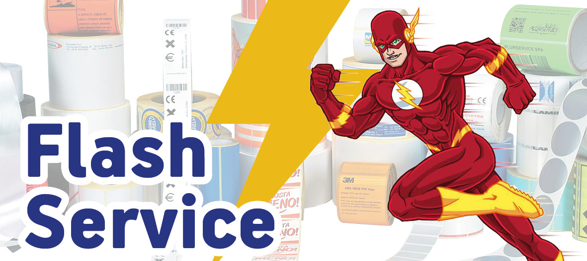 flash service raining labels