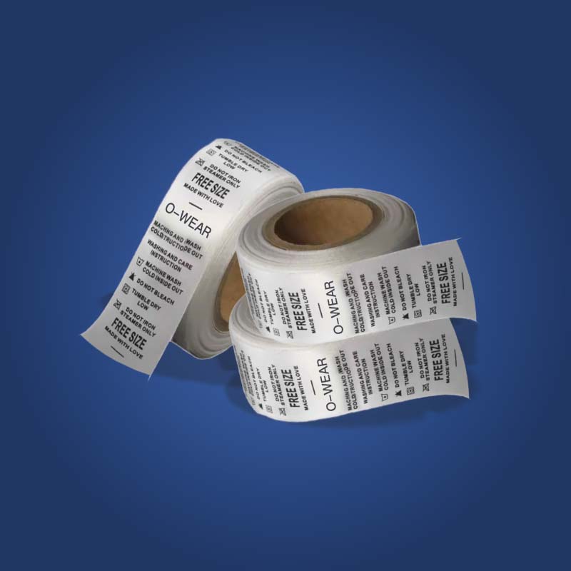 etichette tessuto e non tessuto (tnt) per il settore del fashion