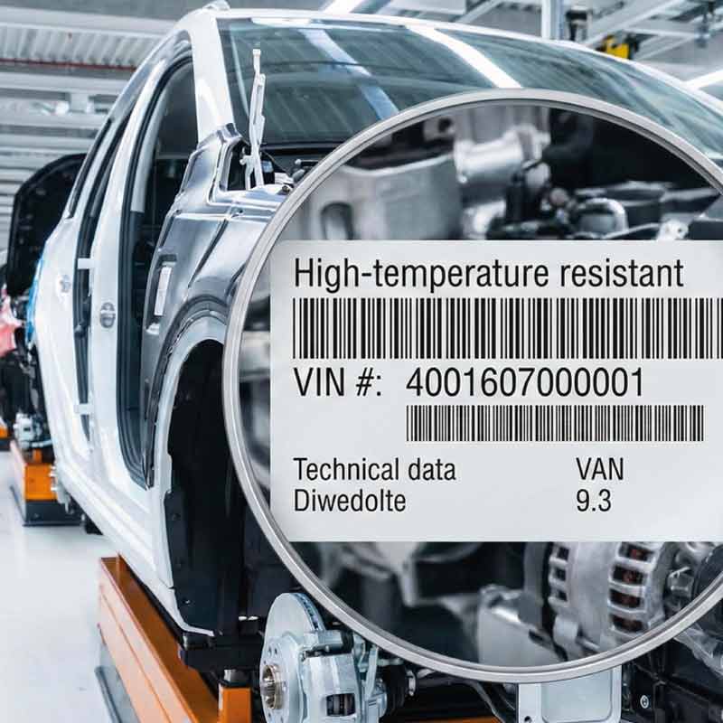 Etichette per il settore Automotive