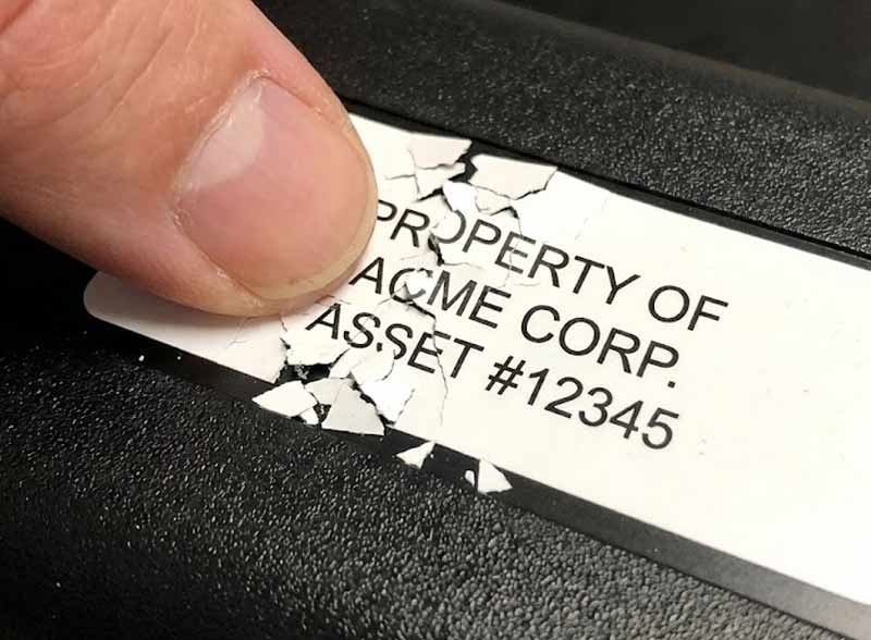 etichette avoid ultra distruttibili