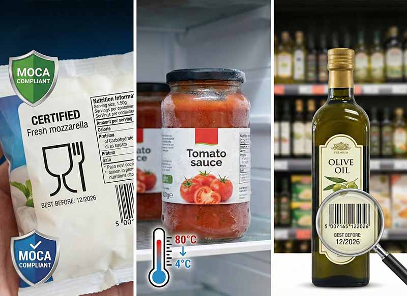 etichette per il settore food