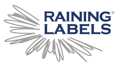 Logo Raining Labels - Etichette Autoadesive